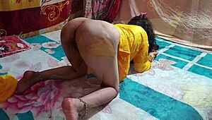 Indian Bridal Bhabhi's Insane Blowjob with Step Brother