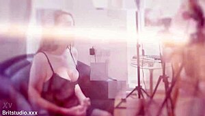 Stepmum Shows Student How to Suck Cock in Cosplay Lingerie Lesson