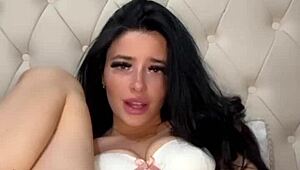 Teen American exchange student caught solo masturbating