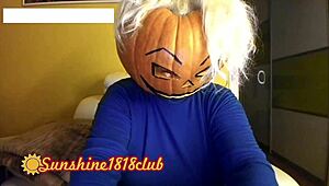 Happy Halloween Big Boobs Pumpkin Costume