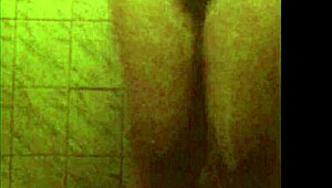 spy shower reveals perfect ebony ass