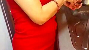 Feasting on My Mother-in-Law’s Wetness in Kitchen