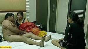डेम! Middle-aged husband का छोटा 18+ लंड फेल, hot desi wife frustrated!