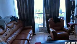 a french goth girl gets pounded hard doggystyle. she cums non-stop all day!