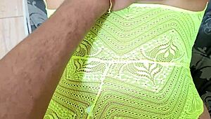 hey, stepmom tries on clothes in front of stepson and gets drilled by him