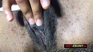 my squirting teen pussy gets so juicy and hairy. can you handle this big clit dripping wet?