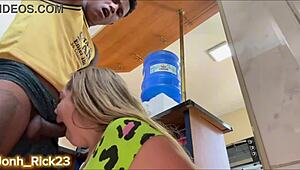 hey, couldn't pay my maid, so I gave her my huge cock instead!