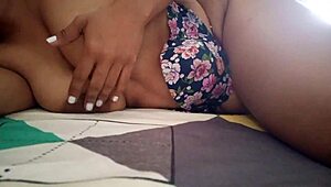 Look quick before it's gone! Bisexual stepmom fingers herself hard in real homemade action!