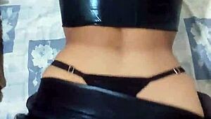 the petite venezuelan model gets approached by her best friend after the costume party