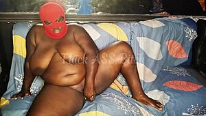 BBW Craves Munching and Fucking Her Gardener for His Huge Muscular Cock. She Moans Loud in the Garden.