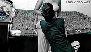 सुपर सेक्सी हॉट भाभी देवर को कमरे में अकेला पकड़ती है फॉर्बिडन फन के लिए