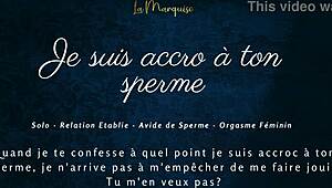 I’m Addicted To Your Cum! French Audio JOI Craves It Now!