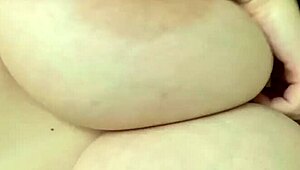 Step sister mistakenly sends video with big natural tits on WhatsApp