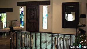 Blonde milf Rachael Cavalli lets stepson explore her deep!