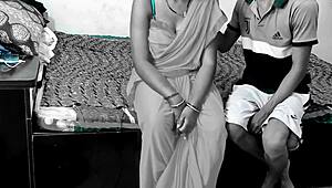 सुपर सेक्सी हॉट भाभी देवर को कमरे में अकेला पकड़ती है फॉर्बिडन फन के लिए