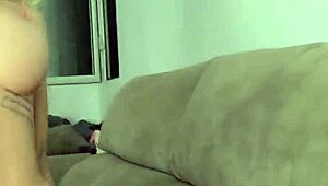 real couple's sex compilation with blonde riding hard