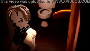 Furry Ass and Natural Tits Slammed Hard in Wild Anal