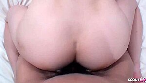 omg, japanese step-daughter with perfect tits seduces for pov creampie! uncensored jav action! 😍