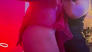 Trans Girlfriend Fucks Sexy Neighbor's Mouth With Anal And Masturbation