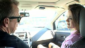 Brunette college student banging her professor gets me every time