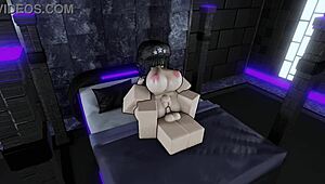 she begged for a fuck on video, and i made it happen in roblox