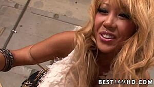 Sultry Japanese Beauty Runa Anzai Ready for Insane Group Action