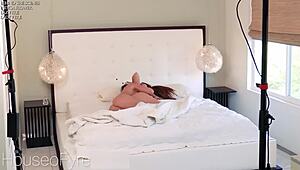 indica flower shows big tits and ass in backstage blowjob and fucking