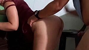 मेरी धोखेबाज लैटिना स्टेपसिस्टर को बॉयफ्रेंड आने से पहले फक करना