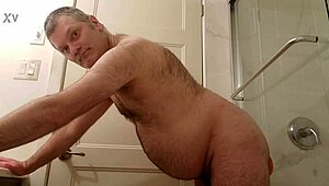 Nude Martin Lavallée Sodomizes Himself With Dildo In Bathroom!
