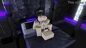 she begged for a fuck on video, and i made it happen in roblox