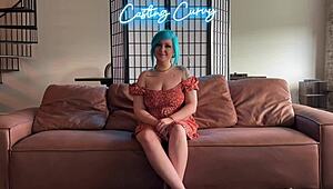 So, this curvy stepmom nailed her porn casting audition.