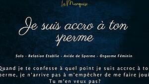 I’m Addicted To Your Cum! French Audio JOI Craves It Now!