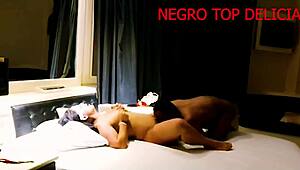 anotha married latina takes my big black cock and moans loudly