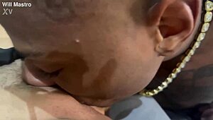 damn, she moaned loud taking that huge black cock!