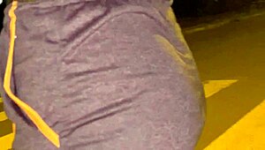 I met the sexy latina neighbor outdoors and convinced her to show her big ass