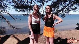 Hey Arianna and Angelina, Ready for a Wild Threesome Anal?