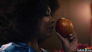 Big Boobed Pregnant Ebony Milf Avery Jane Craves Big White Cock