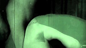 Mature milf hairy beaver in vintage erotic silent movie