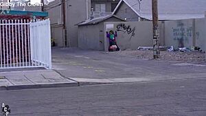 i saw rachel luxe as harley quinn get her big ass fucked by gibby the clown's monster cock