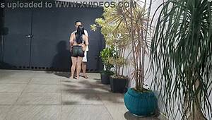 dude, risky banging with my neighbor in the garage while hubby’s showering!