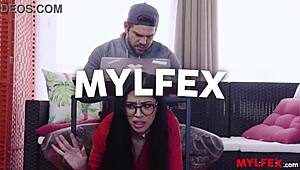 Mylfex - Sweet Spanish Milf Faces Boy’s Bold Confrontation for Anal