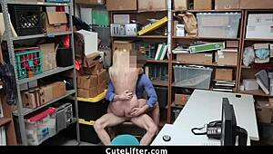 I got caught stealing and fucked in the backroom