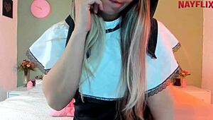 here's a wild fantasy of guided jerk off instructions with your rebellious blonde novice