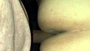 Amateur BBW wife gets horny with couple