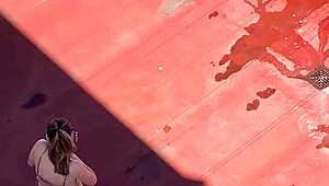 Yo, spying on hot Argentinian neighbors sunbathing! 😎