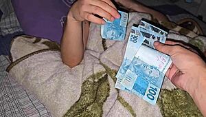 Desi stepdaughter lets me touch her cute pussy for cash in dirty deal. I can't resist her Latina charm.