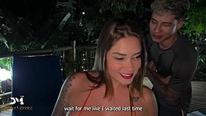 Cuckold client bangs pool boy Danner Mendez while husband’s away