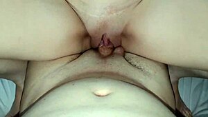 after her blowjob i left her brazilian pussy wide open and full of cum