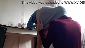 licking my boss's big ass in the office for a promotion