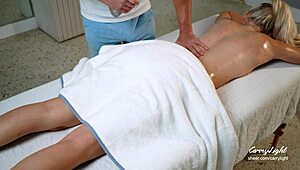 fake masseur surprises spa clients with intense assplay and tight pussy orgasms